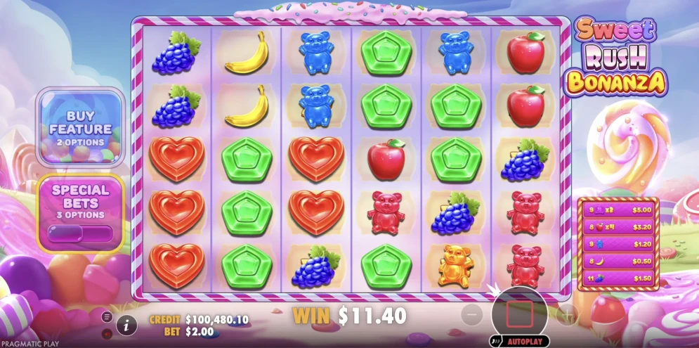 Sweet Rush Bonanza Slot