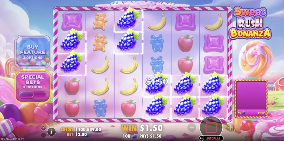 Sweet Rush Bonanza demo